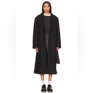 Lioness Black Long Coat